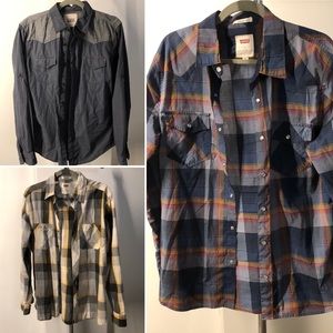 DONATED Men’s Levi’s Button-down shirt bundle Sz M